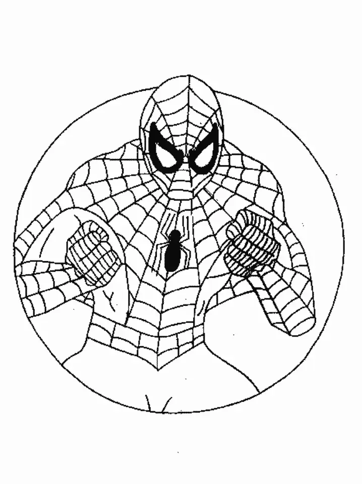 Desenhos de Spiderman Para Colorir 118