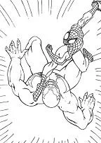 Desenhos de Spiderman Para Colorir 121