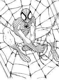 Desenhos de Spiderman Para Colorir 136