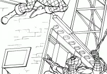 Desenhos de Spiderman Para Colorir 182