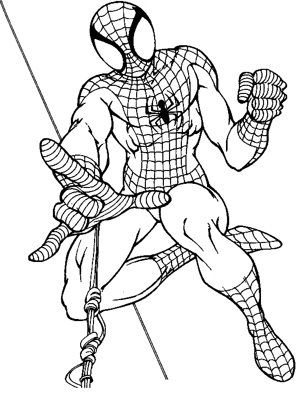 Desenhos de Spiderman Para Colorir 71