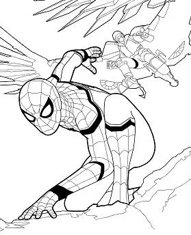 Desenhos de Spiderman Para Colorir 94