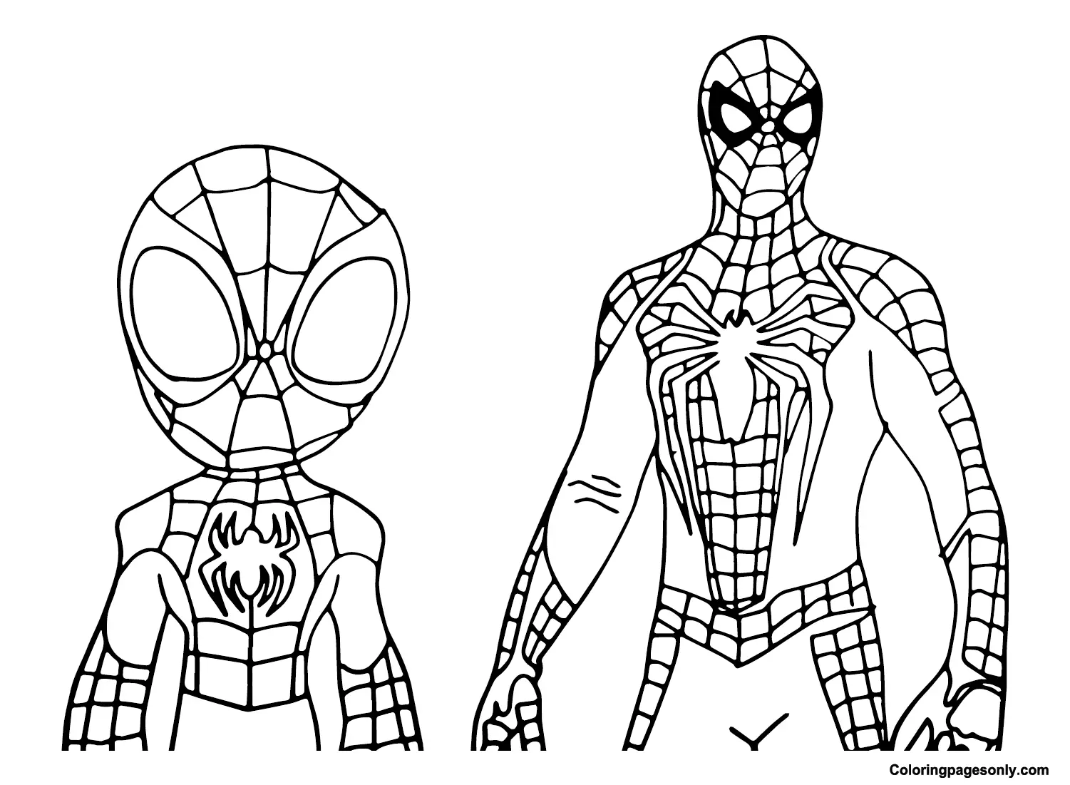 Desenhos de Spidey Para Colorir 11