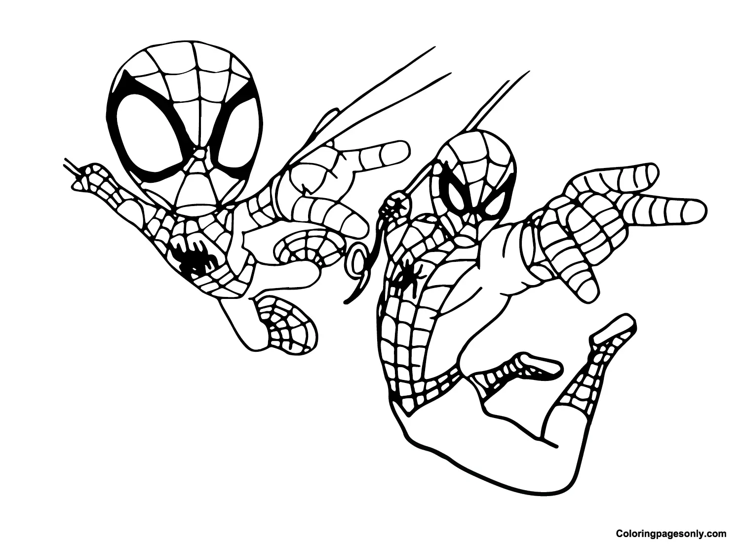 Desenhos de Spidey Para Colorir 14