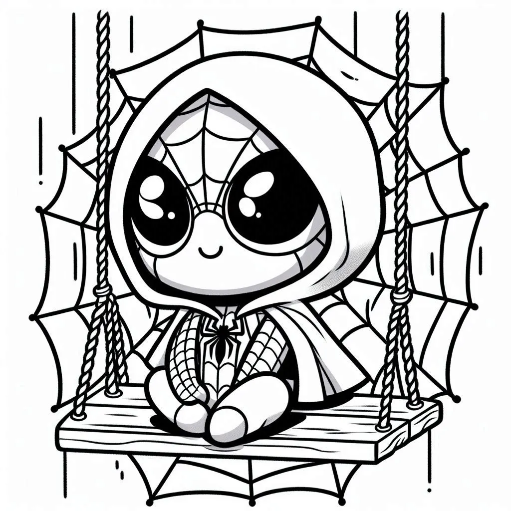 Spidey coloring pages 32