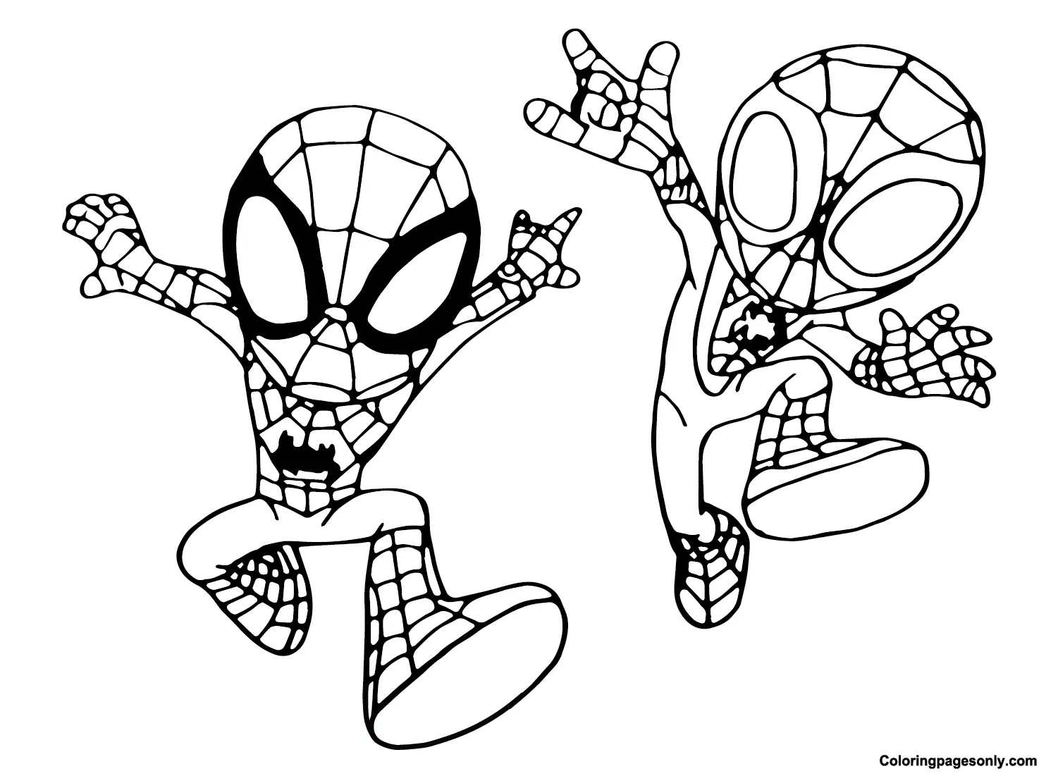 Desenhos de Spidey Para Colorir 5