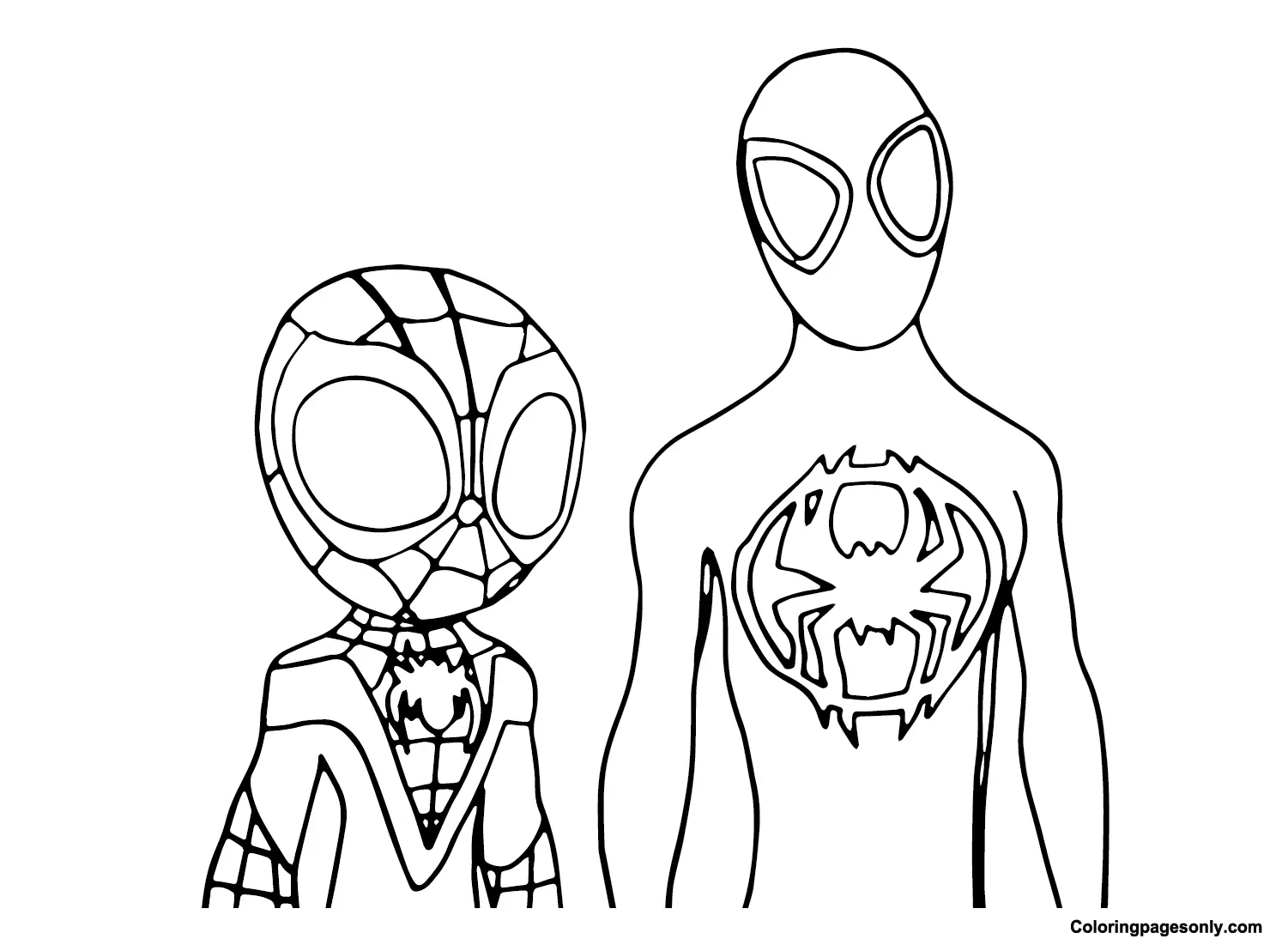 Desenhos de Spidey Para Colorir 9