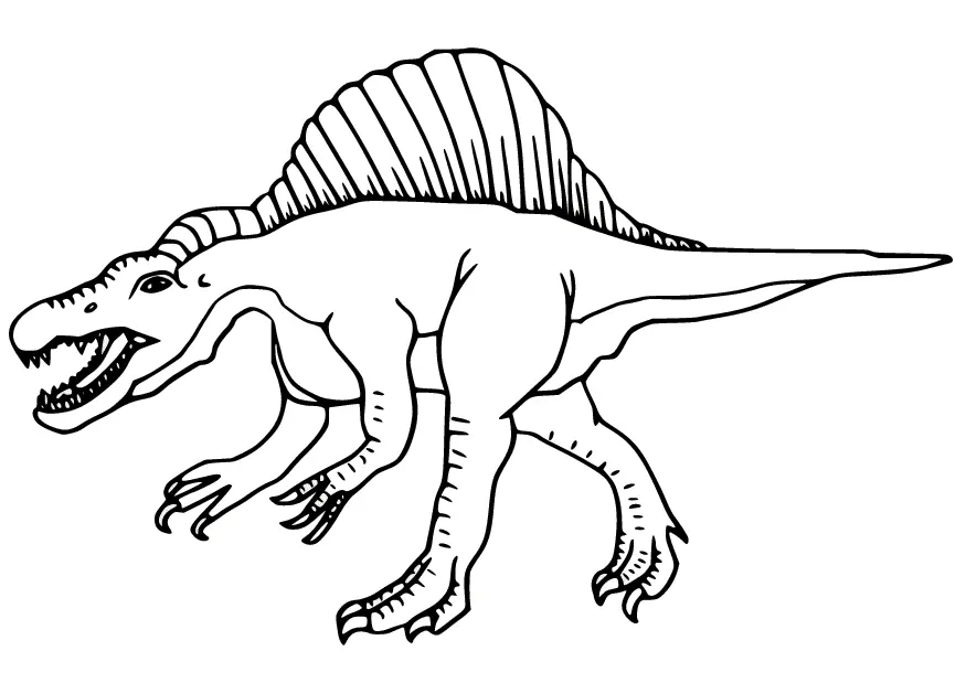 Spinosaurus Ausmalbilder 24