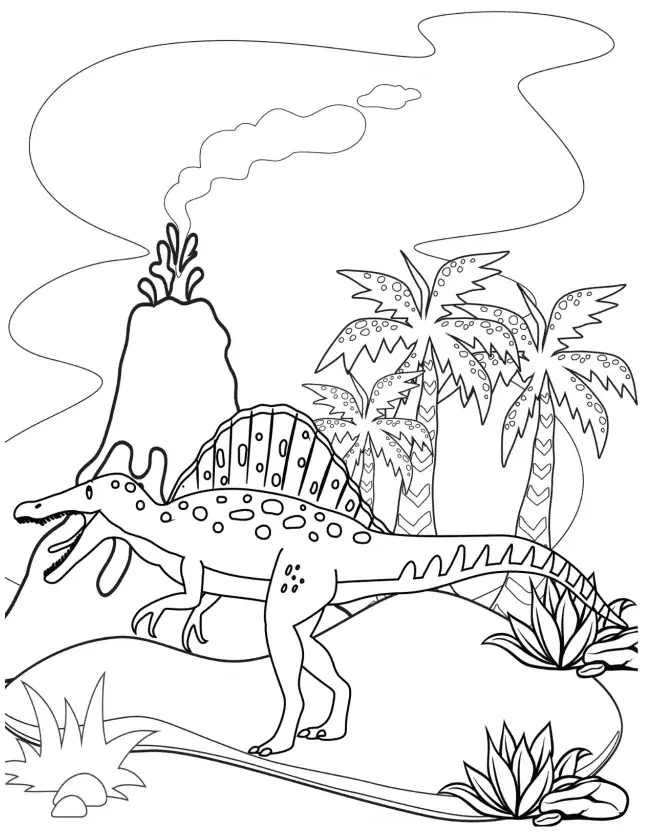 Spinosaurus Ausmalbilder 29