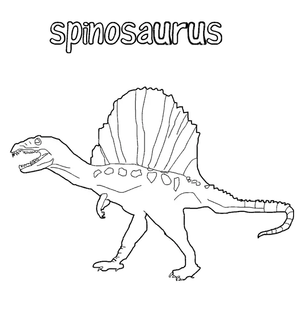 Spinosaurus Ausmalbilder 31