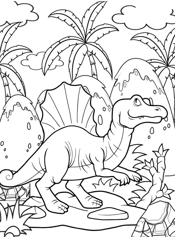Spinosaurus Ausmalbilder 35