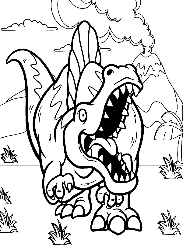 Spinosaurus Ausmalbilder 37