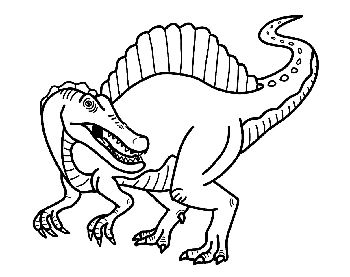 Spinosaurus Ausmalbilder 4