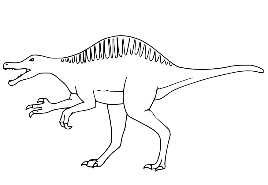 Spinosaurus Ausmalbilder 41