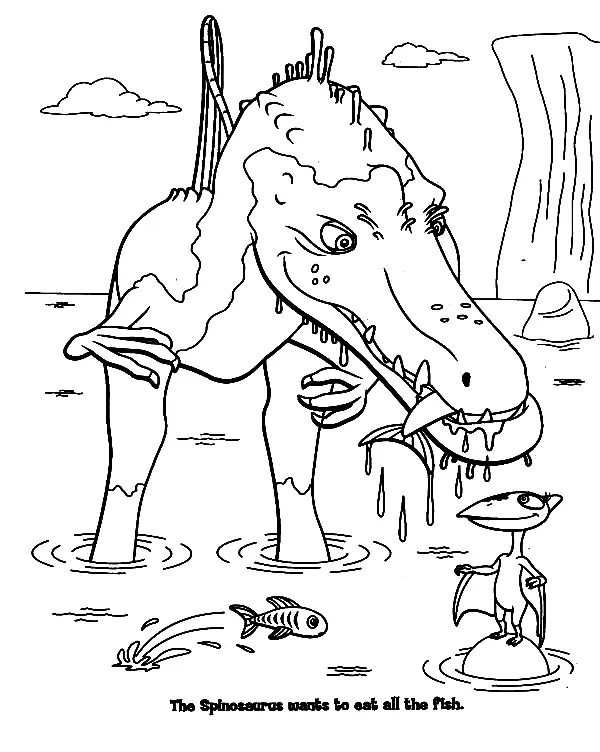 Spinosaurus Ausmalbilder 44