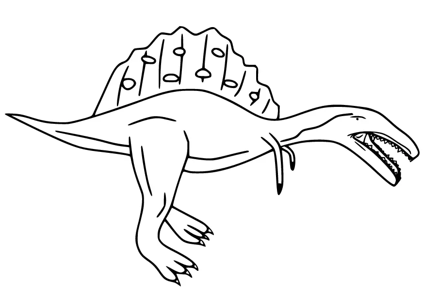 Spinosaurus Ausmalbilder 46