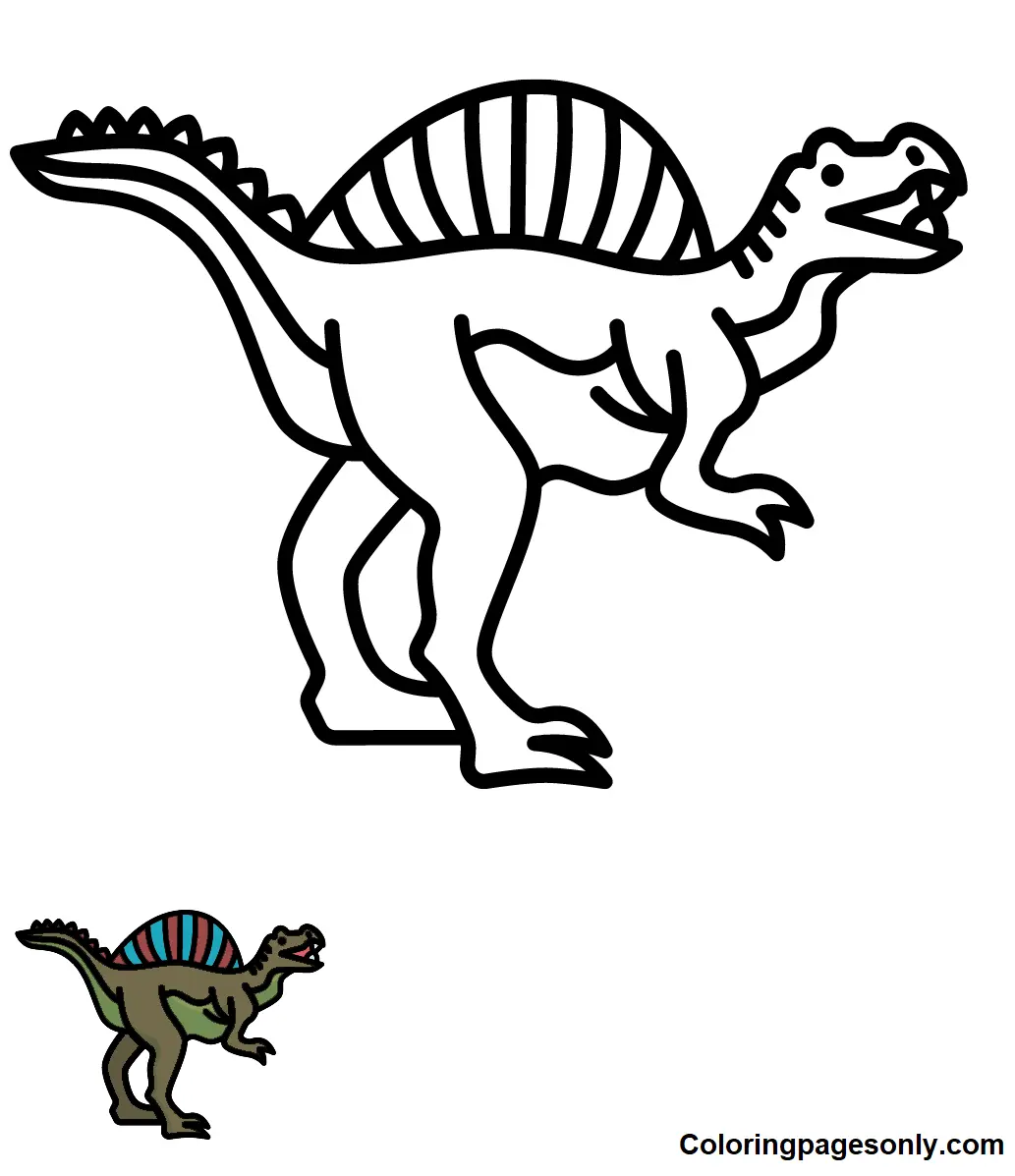 Spinosaurus Ausmalbilder 60