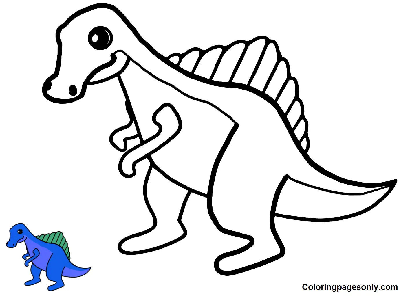 Spinosaurus Ausmalbilder 70