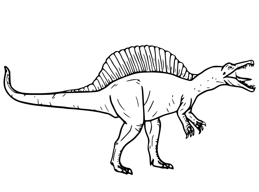 Spinosaurus Ausmalbilder 9