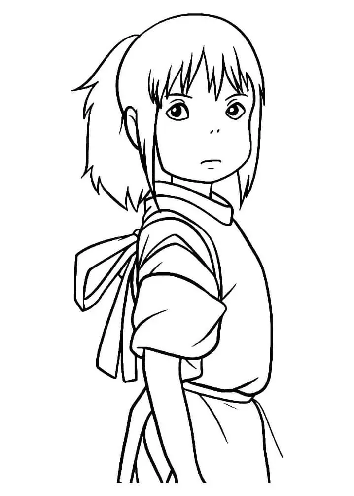 Spirited Away Coloring Pages 9