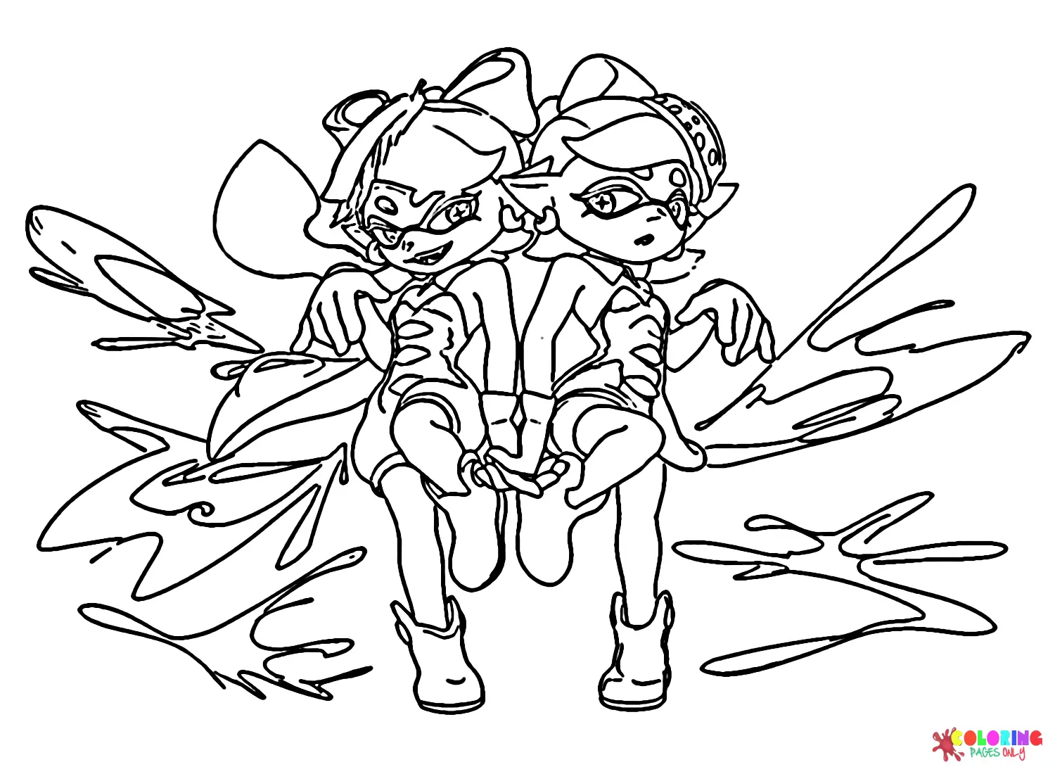 Splatoon Ausmalbilder 13