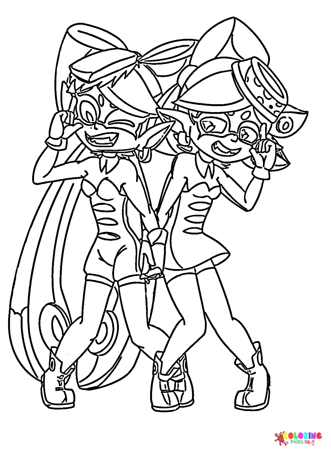 Splatoon Ausmalbilder 14
