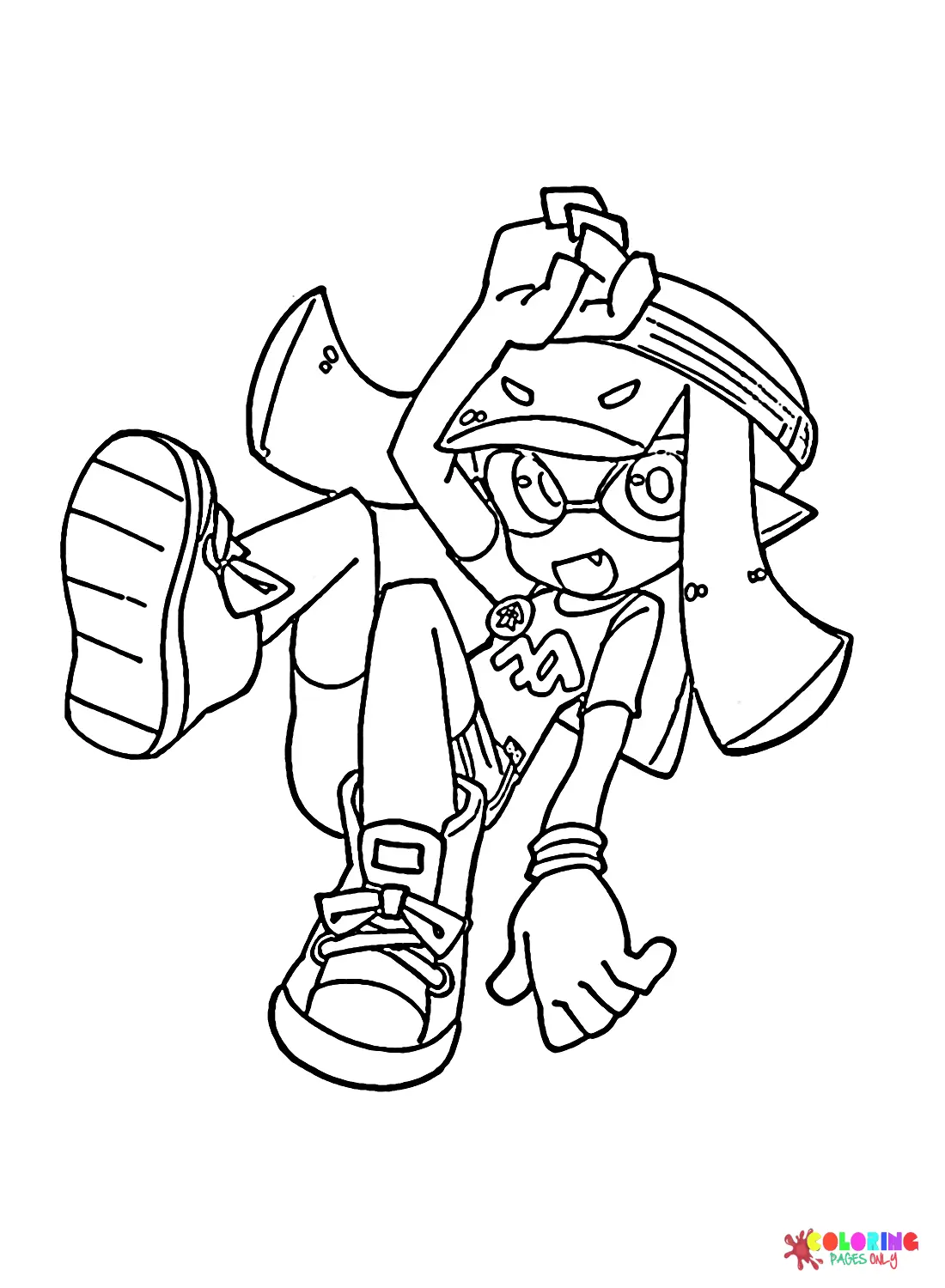 Splatoon Ausmalbilder 16