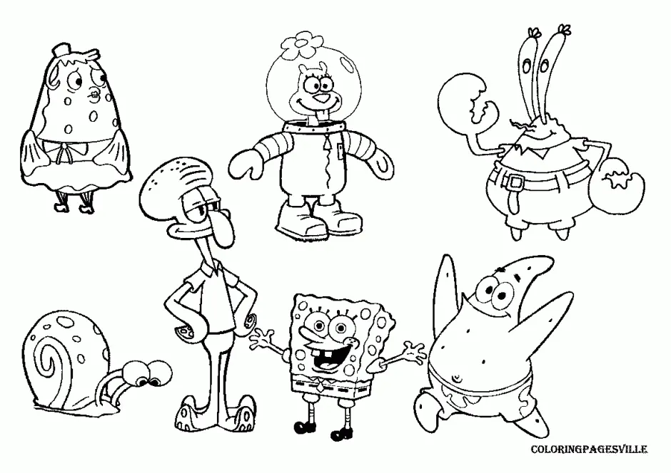 Spongebob Ausmalbilder 11