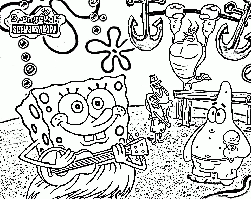Spongebob Ausmalbilder 4