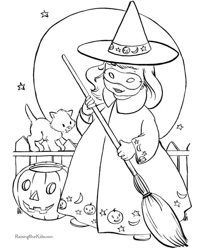 Gruselige Halloween Ausmalbilder 19