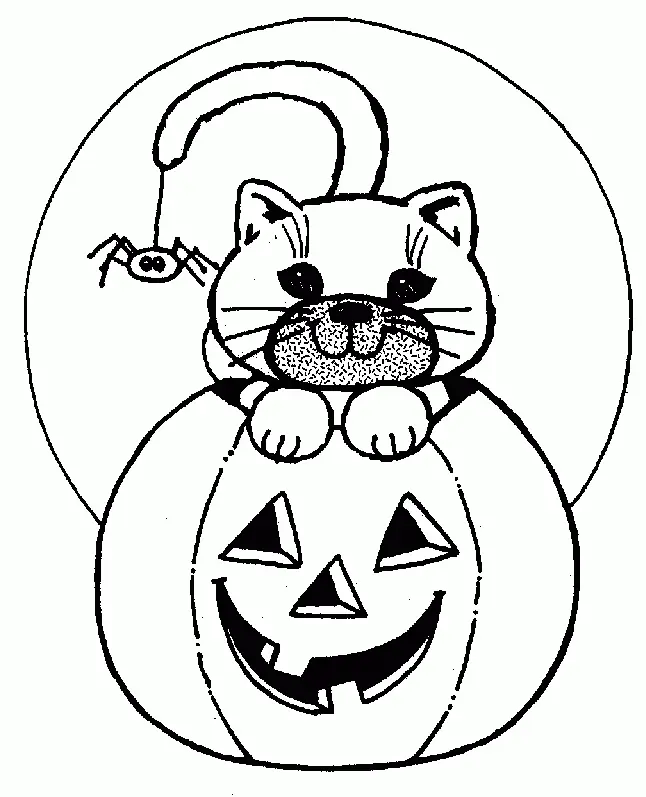 Gruselige Halloween Ausmalbilder 20