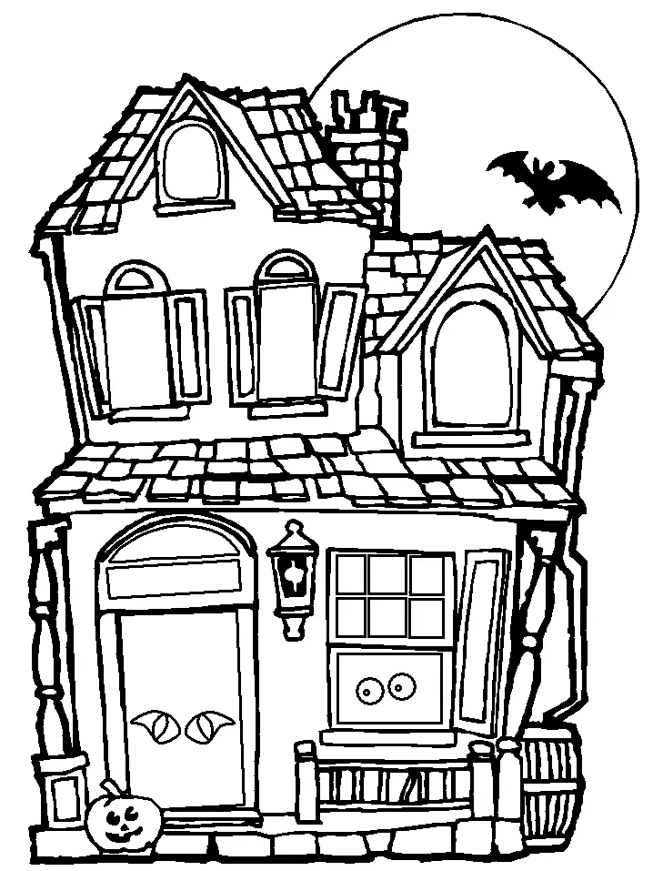 Gruselige Halloween Ausmalbilder 22