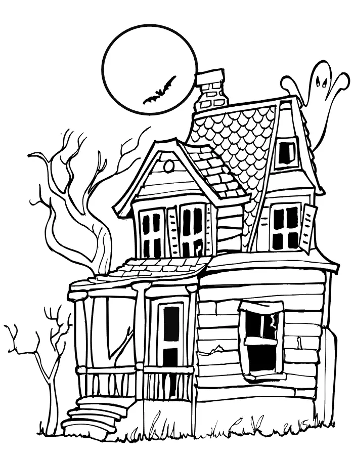 Gruselige Halloween Ausmalbilder 26