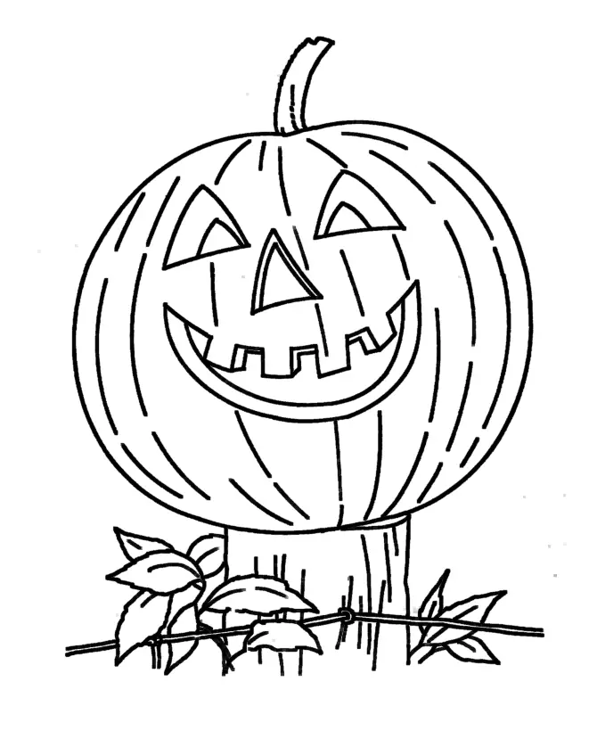 Gruselige Halloween Ausmalbilder 4