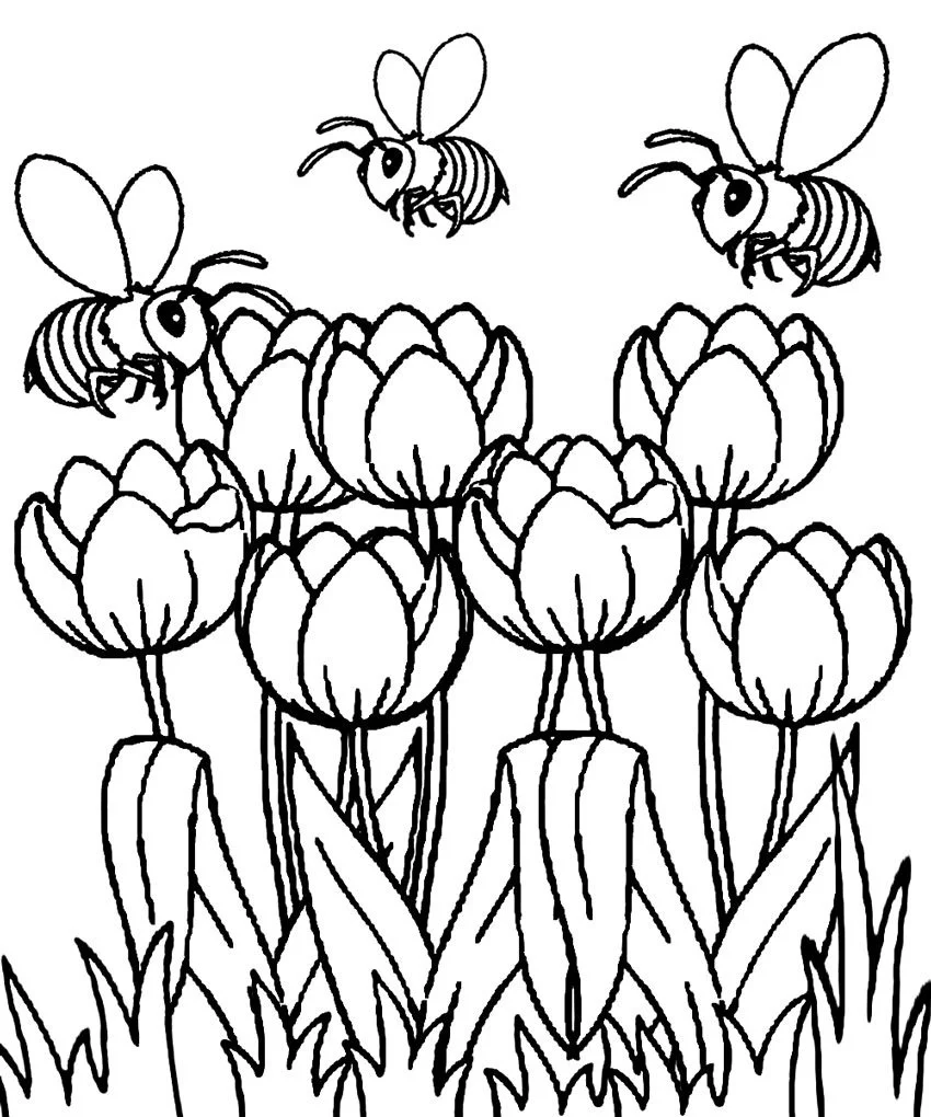 Spring Coloring Pages 10