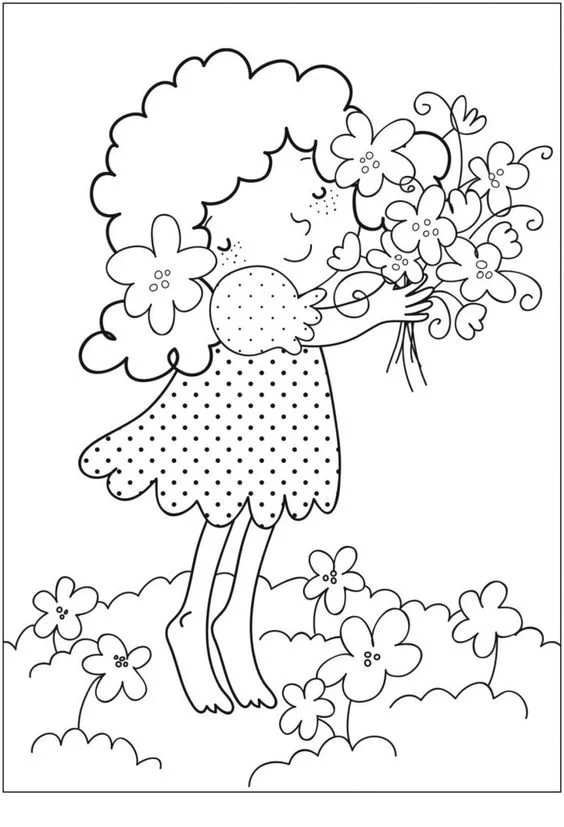 Spring Coloring Pages 110