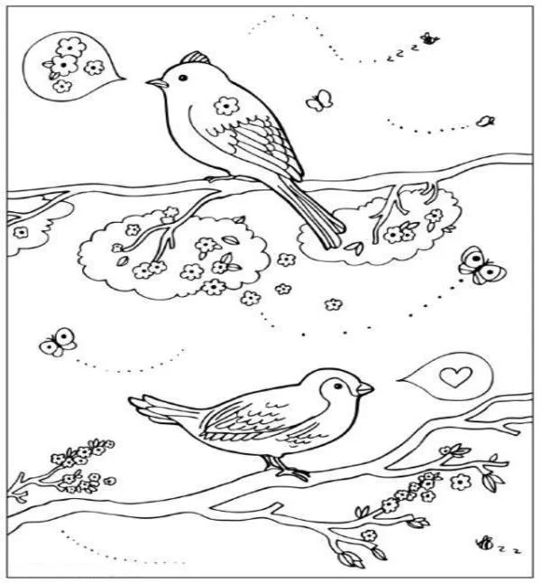 Spring Coloring Pages 113