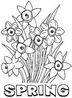 Spring Coloring Pages 129