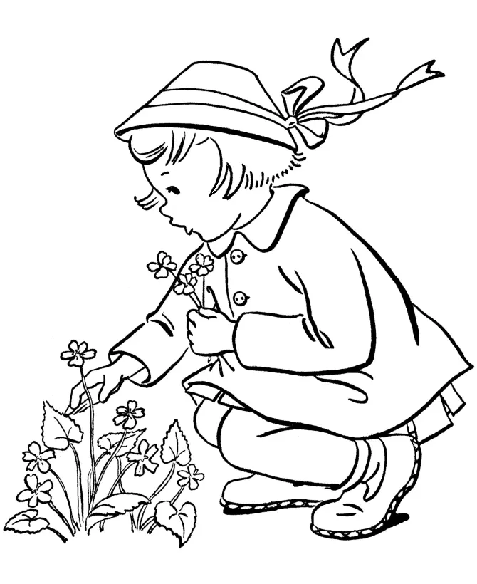 Spring Coloring Pages 13