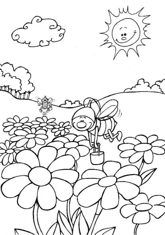 Spring Coloring Pages 19