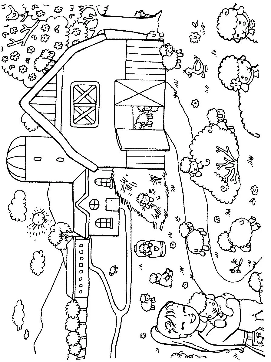 Spring Coloring Pages 25