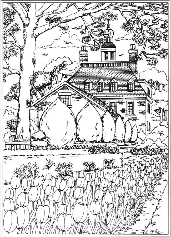 Spring Coloring Pages 47