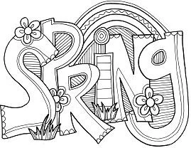 Spring Coloring Pages 6
