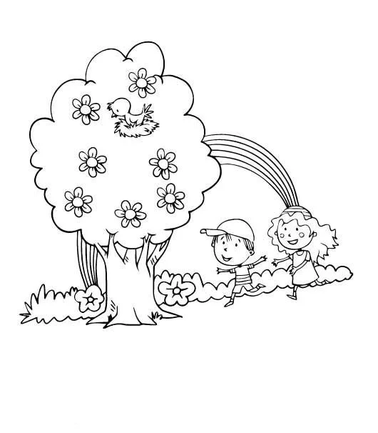 Spring Coloring Pages 73