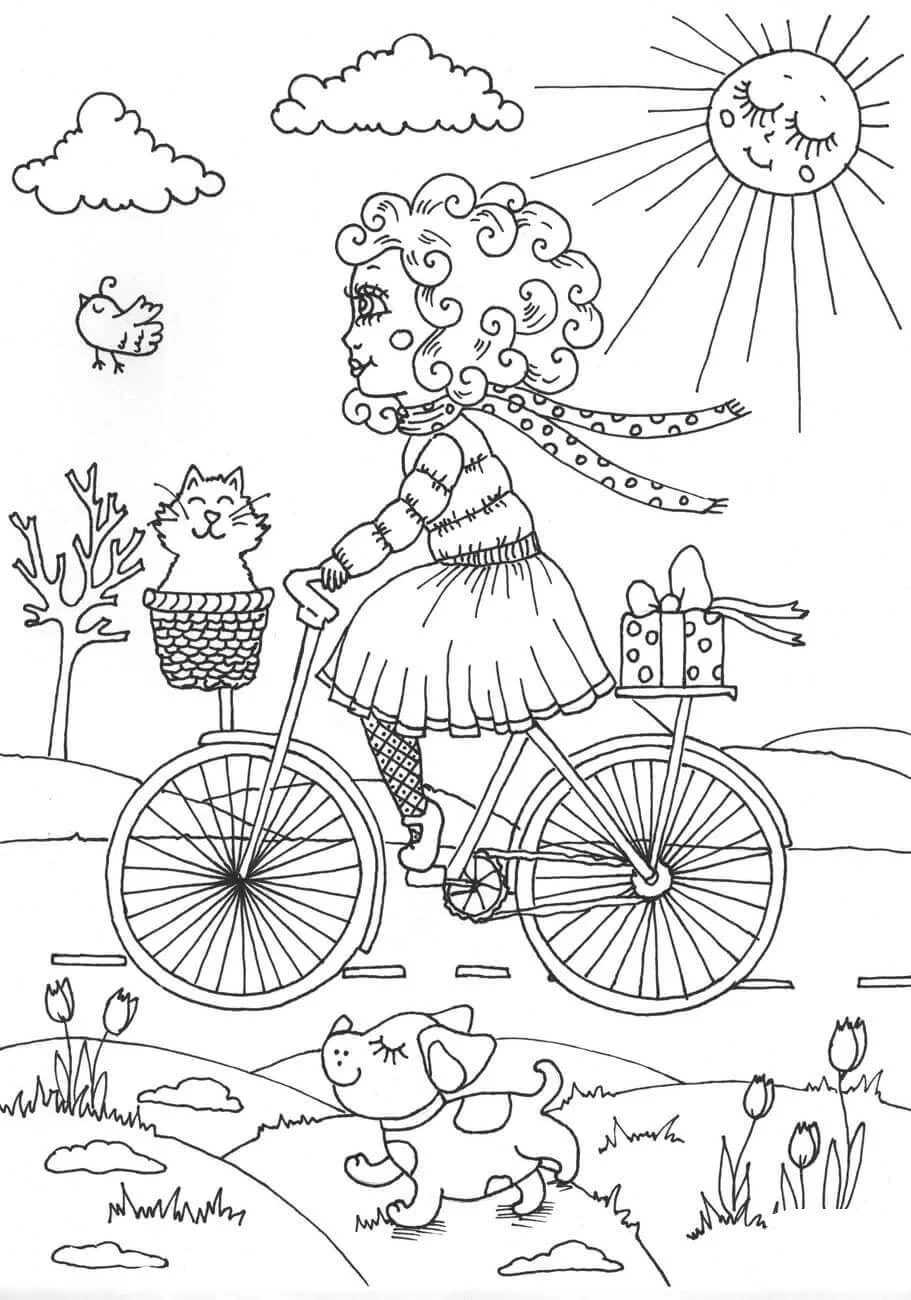 Spring Coloring Pages 89