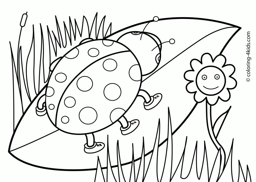 Spring Flowers Coloring Pages 13