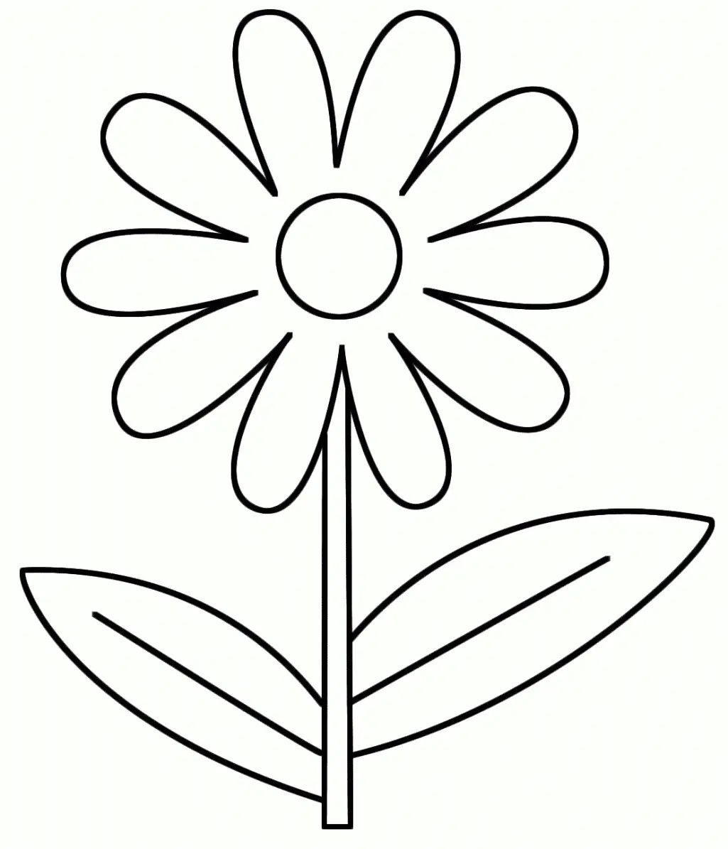 Spring Flowers Coloring Pages 16