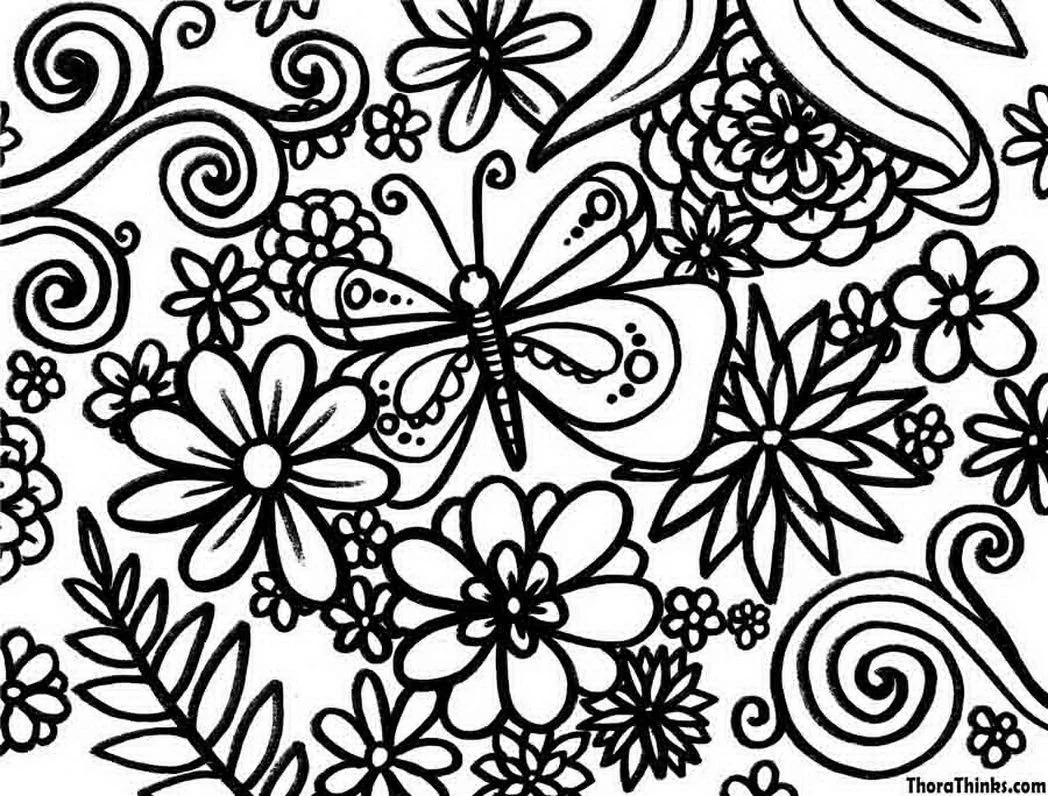 Spring Flowers Coloring Pages 21