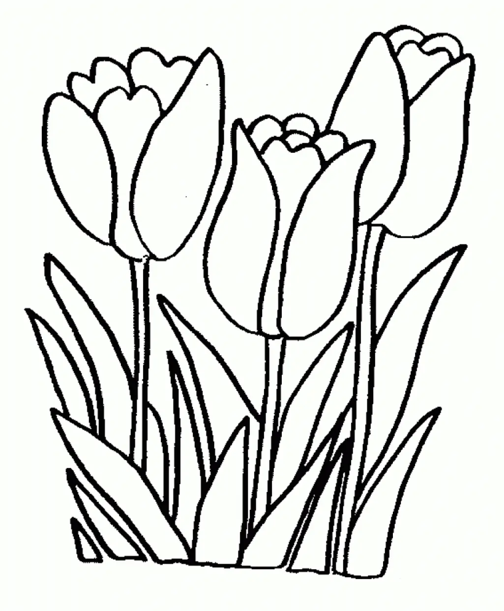 Spring Flowers Coloring Pages 27