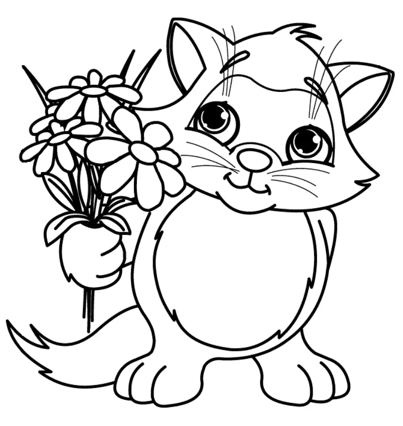 Spring Flowers Coloring Pages 28